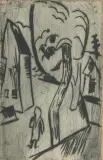 Strasse in Rottluff by Karl Schmidt-Rottluff, 1921, etching, offered Mar 2026
