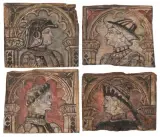 Wohl Südtirol, Renaissance, um 1530/40 by Serie von 37 Tafeln einer Kassettendecke, chalk, sold Mar 2026