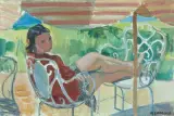 Terrasse by Maurice Barraud, 1944, oil on canvas, sold Mar 2026