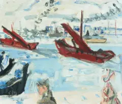 Venedig by Max Gubler, oil on canvas, sold Mar 2026
