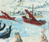 Venedig by Max Gubler, oil on canvas, sold Mar 2026