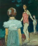 Les Baigneuses by Albert Schnyder, 1957, oil on canvas, sold Mar 2026