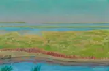 Landschaft in der Camargue by Ernst Morgenthaler, 1955, oil on canvas, sold Mar 2026