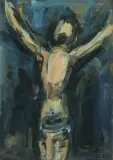 Christus by Charles Wyrsch, 1968, mixed media, sold Mar 2026