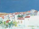 Alhaurin by Bodo Stauffer, 1986, oil on canvas, sold Mar 2026