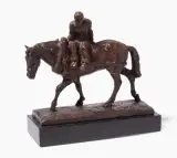 Reiter by Arnold Huggler, bronze, sold Mar 2026