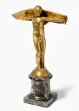 Icarus by René Andrei, bronze, offered Nov 2025