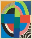 Ohne Titel by Sonja Delaunay-Terk, color lithograph, sold Nov 2025