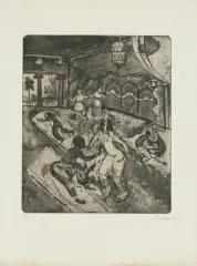 Russisches Ballett I. Blatt 1 aus: VII by Max Pechstein, 1912, aquatint, offered Nov 2025