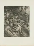 Russisches Ballett I. Blatt 1 aus: VII by Max Pechstein, 1912, aquatint, offered Nov 2025