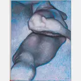 Blue Nude by Shirley Aley Campbell, Acrylic on canvas, offered Mar 2024
