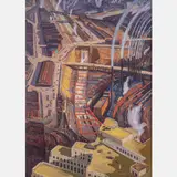 Industrial Cleveland by William C. Grauer, Oil on canvas, offered Dec 2023