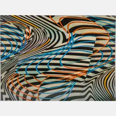 Rectangles in Motion by James Massena March, Acrylic on canvas, offered Dec 2023