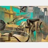 Untitled by James Massena March, Oil on canvas, offered Nov 2023