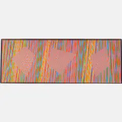 Diamond Study by Greg Russell, 2008, Acrylic on board,Signed and dated on verso. H: 18 W: 48 in., offered Nov 2023