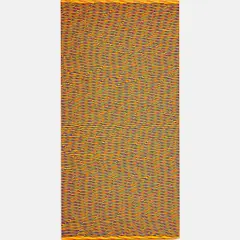 Untitled by Greg Russell, Acrylic on board,Signed on verso. H: 48 W: 24 in., offered Nov 2023