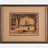 Arching Elms by Gordon Grant, Lithograph, offered Nov 2023