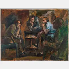 Untitled by James Massena March, Oil on canvas, offered Nov 2023