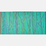 Power Lines Down by Greg Russell, Acrylic on board,Signed on verso. H: 24 W: 48 in., offered Nov 2023