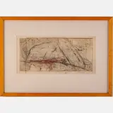 Spring Green (Birth of Venus) by Herbert Carroll Cassill, Etching, offered Nov 2023