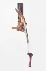 Wall Sculpture. L 58-1/2 in. W 15-3/4 in. (at widest point) Lonnie Holley’s widely admired practice spans painting, drawing by Lonnie Holley, assemblage sculpture, offered Mar 2026