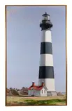 Bodie Island Lighthouse" - 1989 by Paul Minnis, oil on canvas, sold Feb 2026