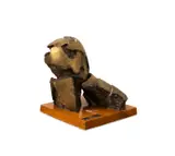 born 1937). "Warrior II by John Thompson Acorn, bronze on wood base, sold Feb 2026