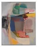 Color Form II" - late 20th century by Susan Durfee, mixed media on canvas, sold Feb 2026