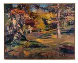 Untitled - late 20th century by Steven Wolf, oil on canvas, sold Feb 2026