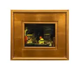 Study - Chef Series" - 2014 by George Bodine, oil on panel, sold Feb 2026
