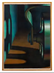 Caster II" - 1980 by Leonard Koscianski, pastel on paper, sold Feb 2026
