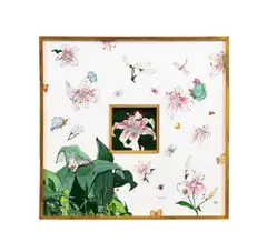 Lily World" - 1989 by Fleur Cowles, oil on masonite board, sold Feb 2026