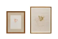 The Old Clown by Robert Vickrey, lithograph on paper, sold Feb 2026