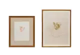 The Old Clown by Robert Vickrey, lithograph on paper, sold Feb 2026