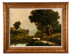 Untitled - late 20th century by Toni Bordignon, oil on canvas, sold Feb 2026