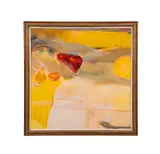 Danae's Kitchen Counter" - 1983 by Margaret Ross Tolbert, oil on canvas, sold Feb 2026