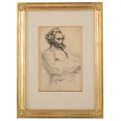 Untitled by John Abbot McNeill Whistler, Etching,1859, sold Dec 2022