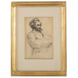 Untitled by John Abbot McNeill Whistler, Etching,1859, sold Dec 2022
