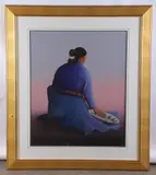 Untitled by R. C. Gorman, lithograph "Atole", sold Apr 2024