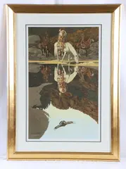 Untitled by Bev Doolittle, lithograph, sold Apr 2024