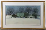 Untitled by Peter Sculthorpe, lithograph "Domino" offset lithograph, sold Apr 2024