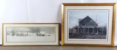(2) Signed lithographs by Peter Sculthorpe, lithograph, sold Apr 2024