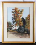 DE artist by C Phillip Wikoff, watercolor, sold May 2024