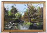 DE artist by Carolyn Blish, oil on canvas, sold May 2024