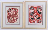 (2) serigraphs by Danny Dennis, silkscreen on paper, sold May 2024