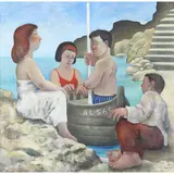 Untitled by Michael Scott, oil on canvas, sold Apr 2022
