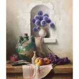Untitled (Still Life) by Robert Chailloux, oil on canvas, sold Apr 2022