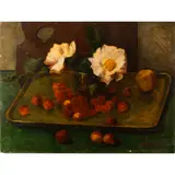 Untitled (Still Life) by Walter Vaes, oil on masonite, sold Apr 2022