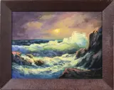 Untitled by Heinie Hartwig, oil on masonite, sold Apr 2022