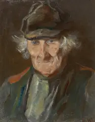 Bonhomme de I'lle d'Orleans, circa 1900 by Horatio Walker, circa 1900, oil on board, sold Jun 2026